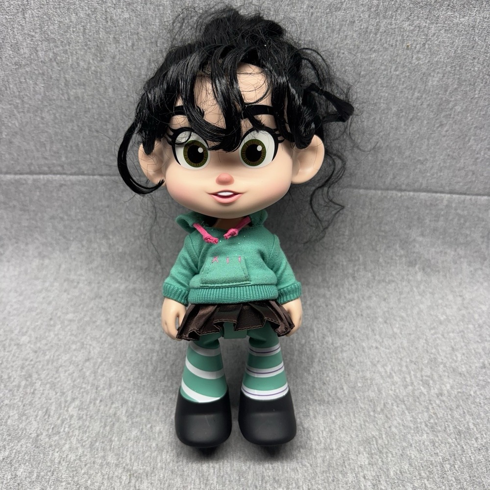 Disney Wreck It Ralph Vanellope Von Schweetz Talking 12" Doll Thinkway Working